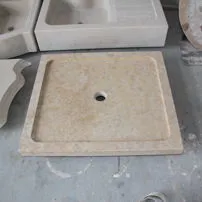 Shower tray in Istrian yellow