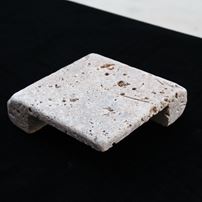 Burattato di marmo da 3/4 cm elemento a L a Angolo