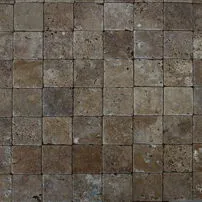 Burattato Travertino noce Scuro