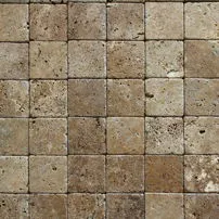 Burattato Travertino noce Scuro
