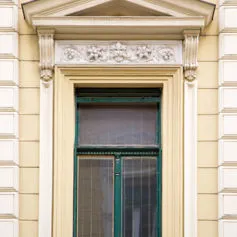 Facades of buildings<br>