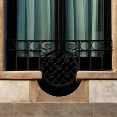 Facades of buildings<br>