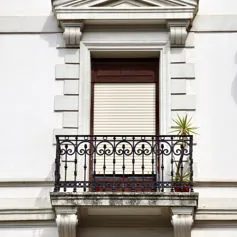 Facades of buildings<br>