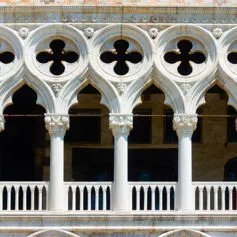 Facades of buildings<br>