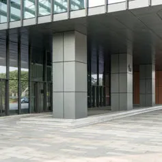 Facades of buildings<br>