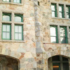Facades of buildings<br>