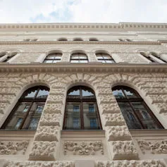 Facades of buildings<br>