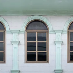 Facades of buildings<br>