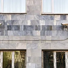 Facades of buildings<br>