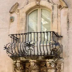 Facades of buildings<br>