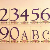Marble house numbers for homes