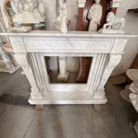 Camino in marmo Bianco Gioia VERONA