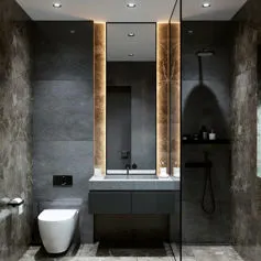 Marble bathroom Grafite