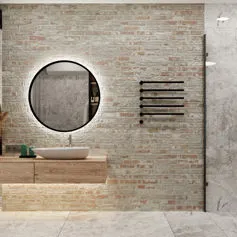 Marble bathroom Grigio Savoia