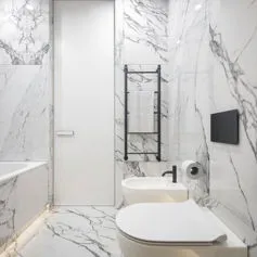 Marble bathroom Statuario