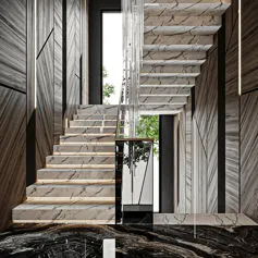 Marble stairs<br>