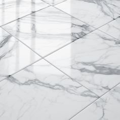 Pavimento in marmo Calacatta