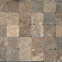 Burattato di travertino noce
