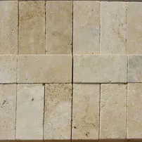 Travertine marble tumbled strips