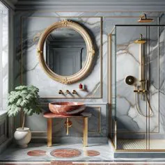 Bagno in marmo