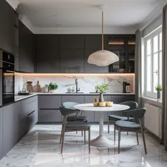 Cucina in marmo Calacatta