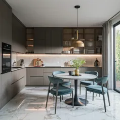 Cucina in marmo Calacatta