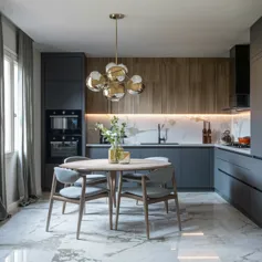 Cucina in marmo Calacatta