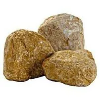 Yellow Mori marble tumbled pebbles