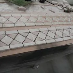 Cornice in marmo Burattato