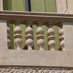 Antiche balaustre di pietra di Vicenza