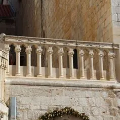 Marble balustrades<br>