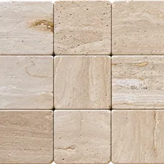Light Travertine Stock 10x10x1