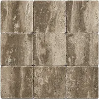 Tumbled Striato Travertine