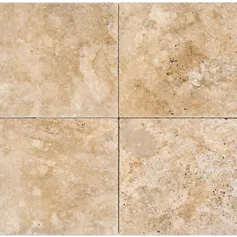 Travertino Lagerbestand 40x40x3 cm "FER"