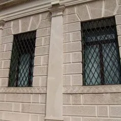 Facades of buildings<br>