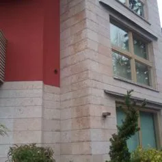 Facades of buildings<br>