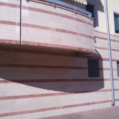 Facades of buildings<br>