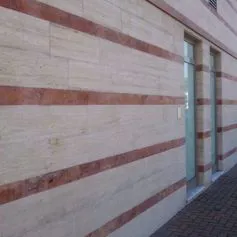 Facades of buildings<br>