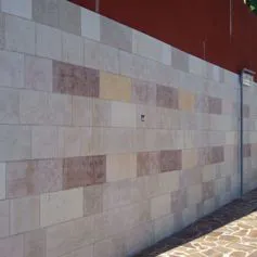 Facades of buildings<br>