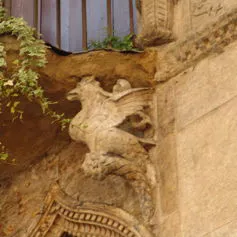 Balconies with marble modillions<br>