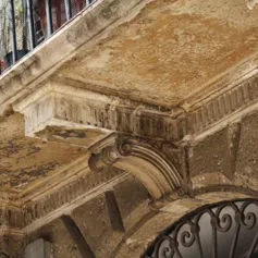 Balconies with marble modillions<br>