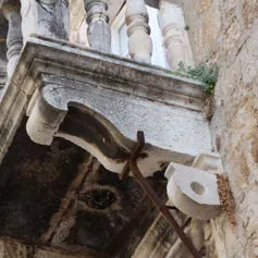 Balconies with marble modillions<br>
