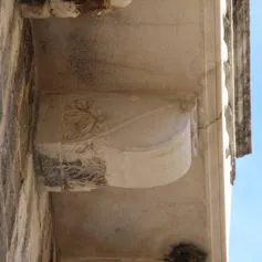 Balconies with marble modillions<br>