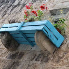 Balconies with marble modillions<br>