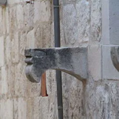 Balconies with marble modillions<br>