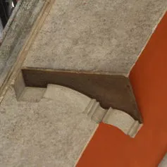 Balconies with marble modillions<br>