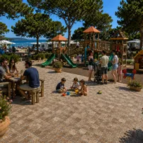 Burattato Travertino noce Scuro