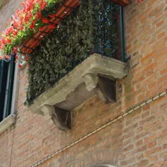 Balconies with marble modillions<br>