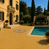 Royal Yellow Tumbled Marble