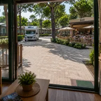 Burattato di marmo Travertino